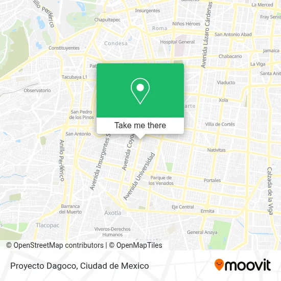 Proyecto Dagoco map
