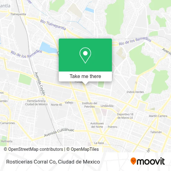 Rosticerias Corral Co map