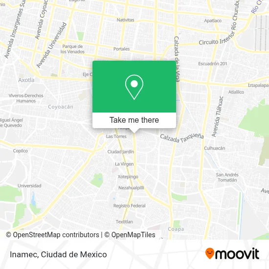 Inamec map