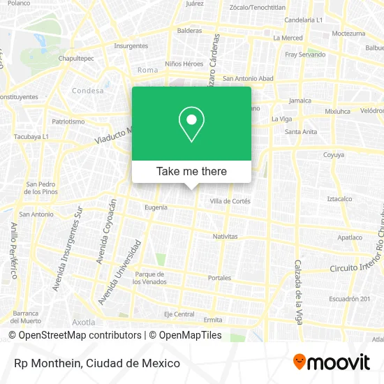 Rp Monthein map