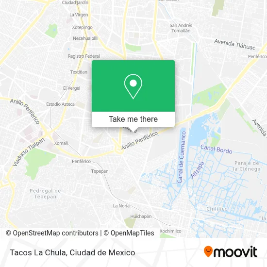 Tacos La Chula map