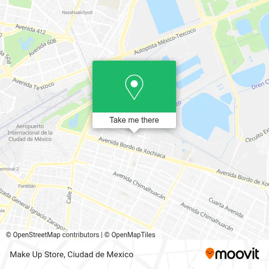 Make Up Store map