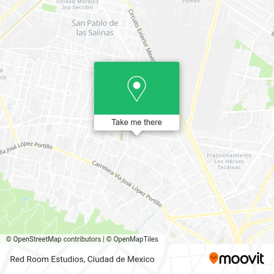 Red Room Estudios map