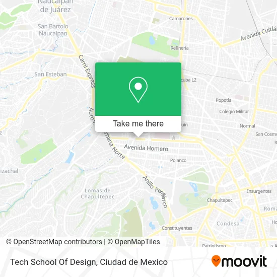 Tech School Of Design map