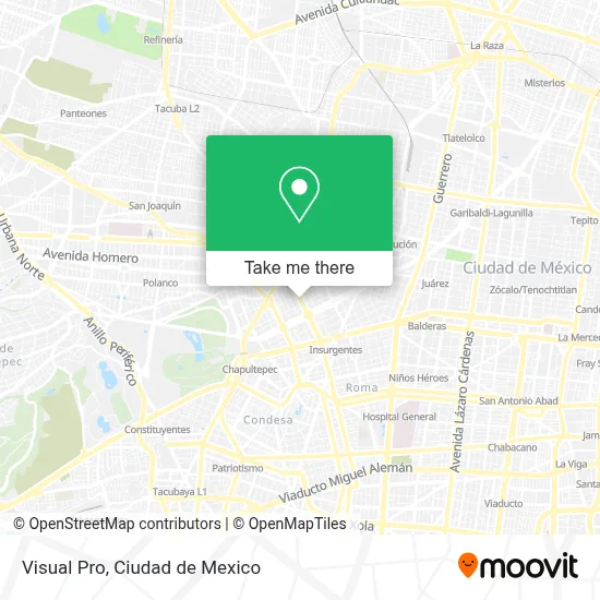 Visual Pro map