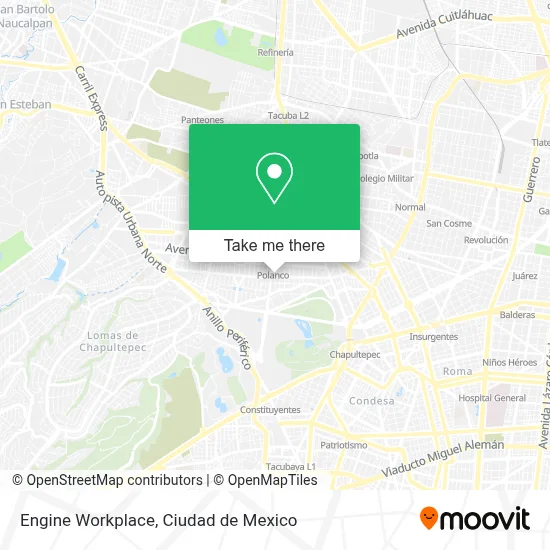 Engine Workplace map