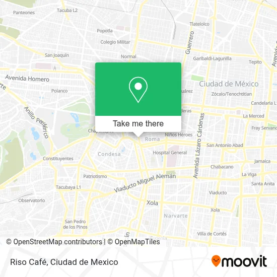 Riso Café map