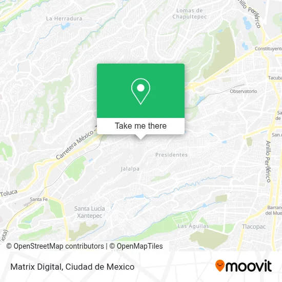 Matrix Digital map