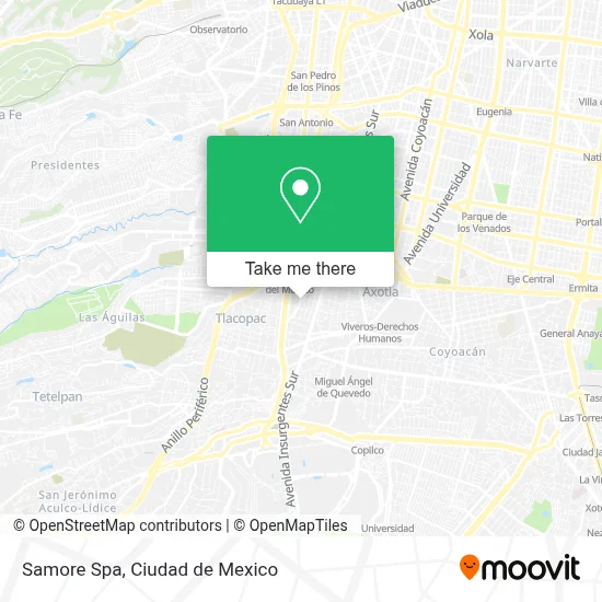 Samore Spa map