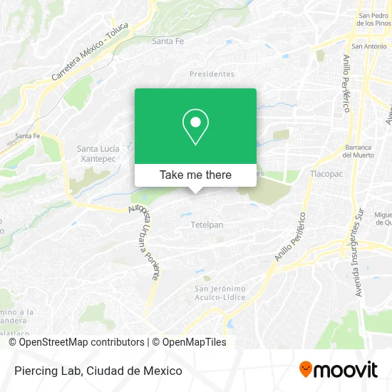 Piercing Lab map