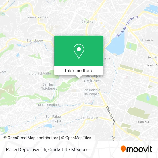 Ropa Deportiva Oli map