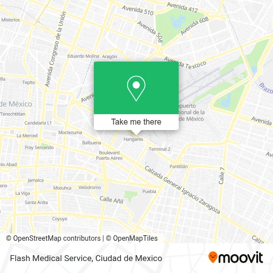Flash Medical Service map