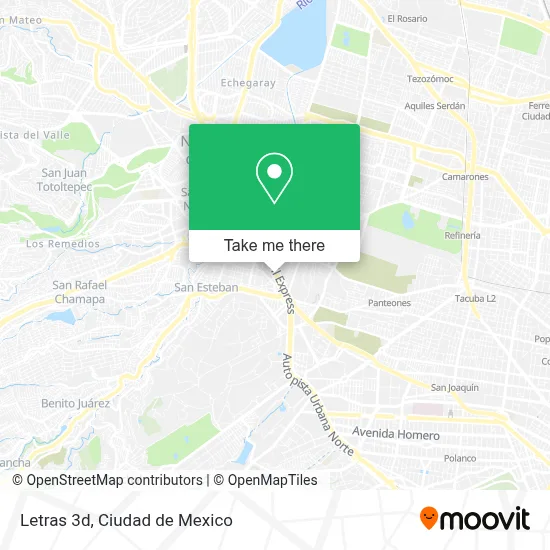 Letras 3d map