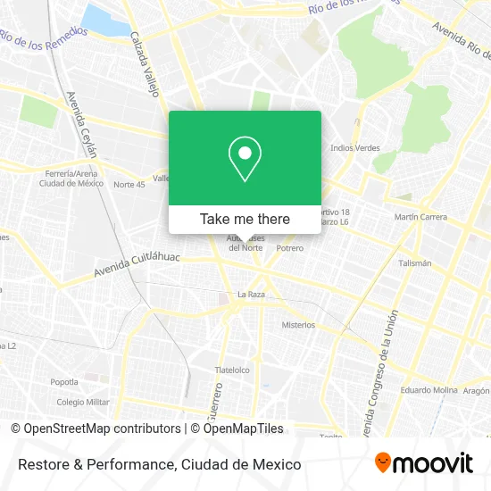Restore & Performance map