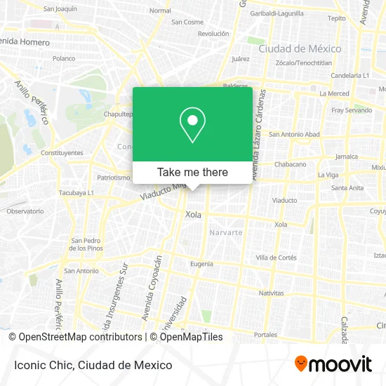 Iconic Chic map