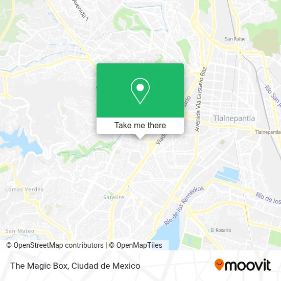 The Magic Box map