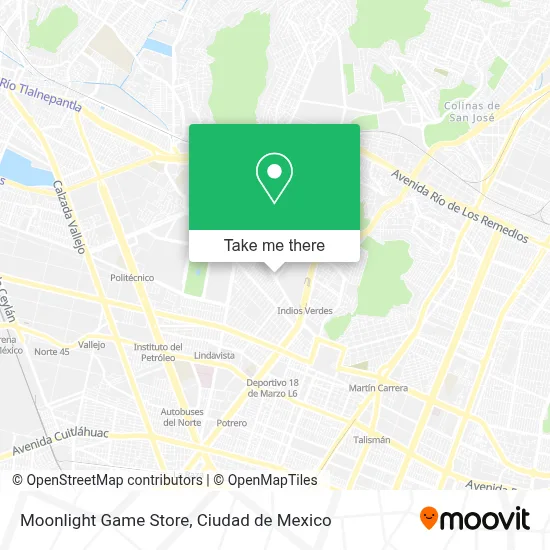 Moonlight Game Store map