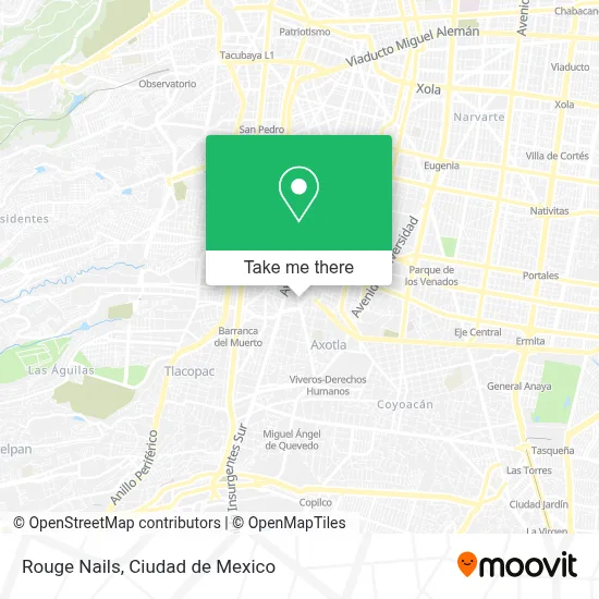 Rouge Nails map