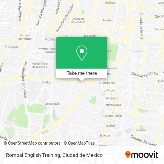 Rombal English Training map
