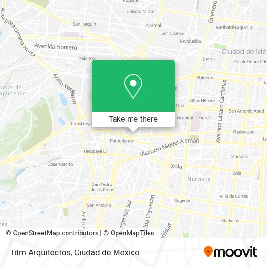 Tdm Arquitectos map