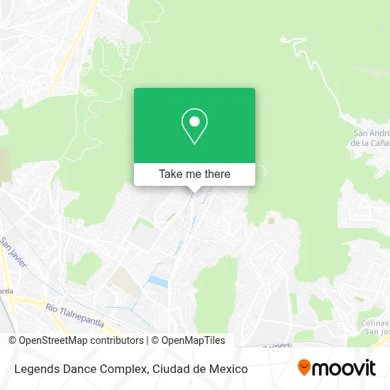 Legends Dance Complex map