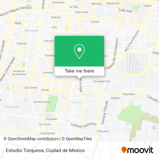 Estudio Turquesa map