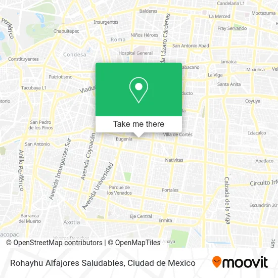 Rohayhu Alfajores Saludables map