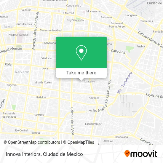 Innova Interiors map