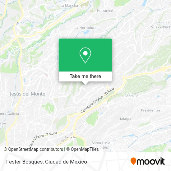 Fester Bosques map