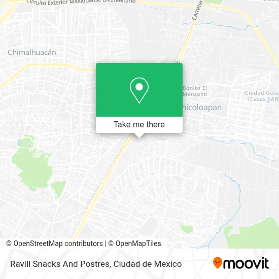 Ravill Snacks And Postres map