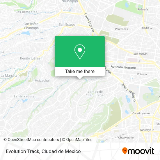Evolution Track map