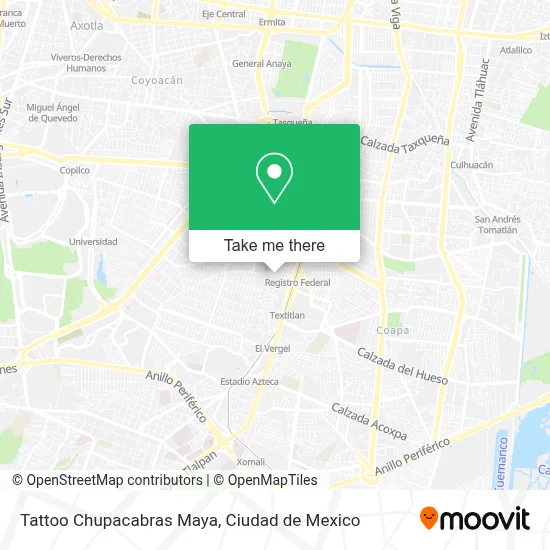 Tattoo Chupacabras Maya map