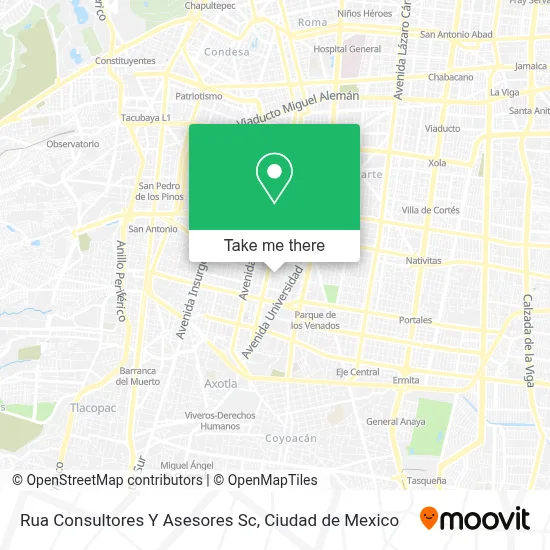 Rua Consultores Y Asesores Sc map