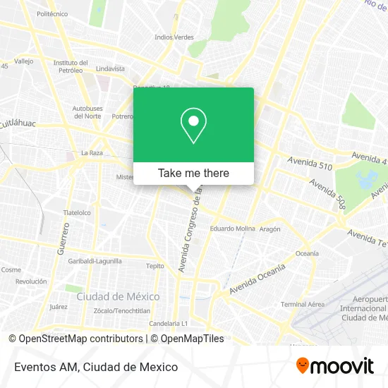 Eventos AM map
