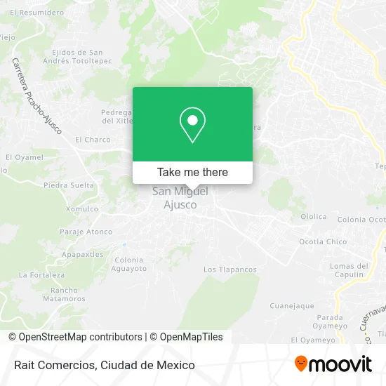 Rait Comercios map