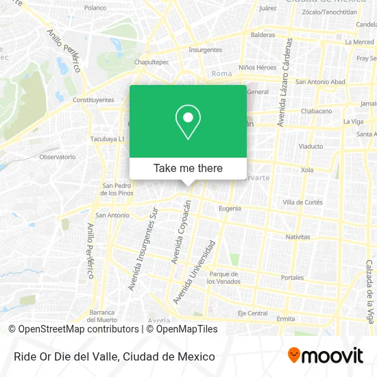 Ride Or Die del Valle map
