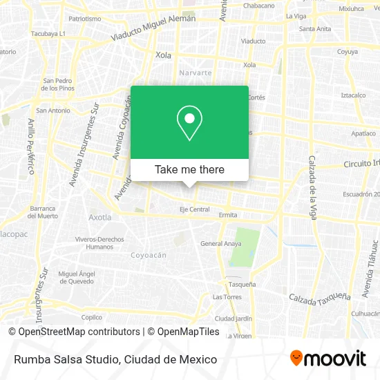 Rumba Salsa Studio map