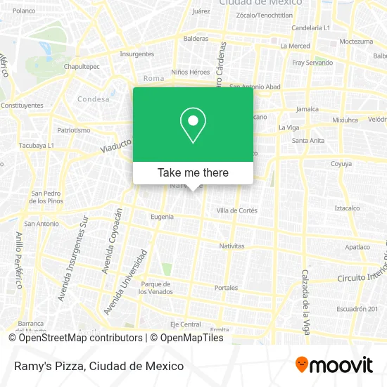 Ramy's Pizza map