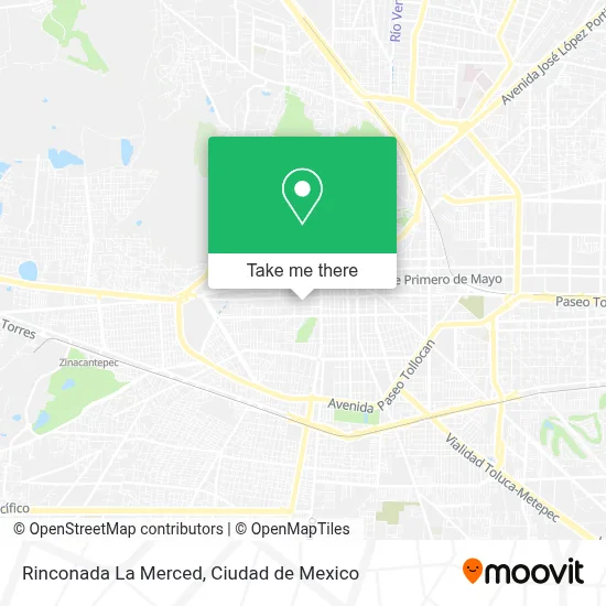 Rinconada La Merced map