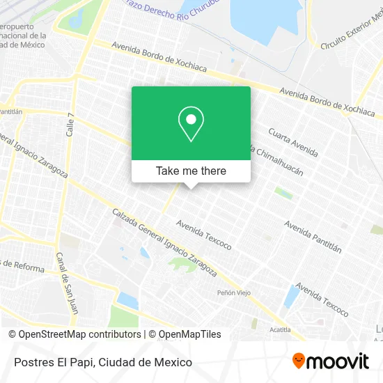 Postres El Papi map