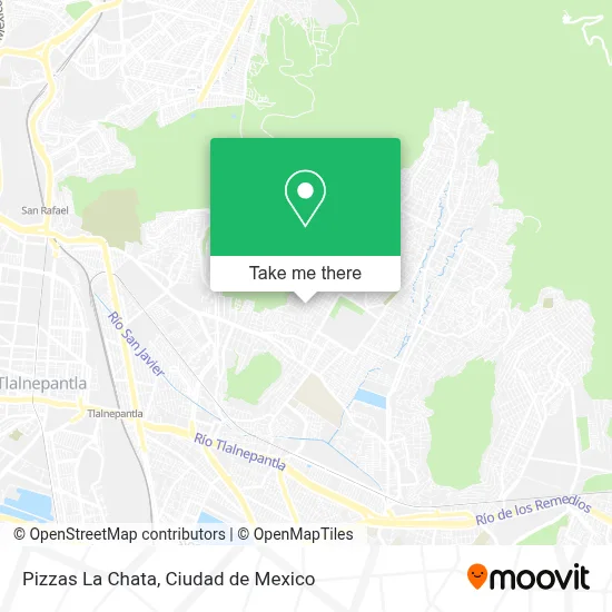 Pizzas La Chata map