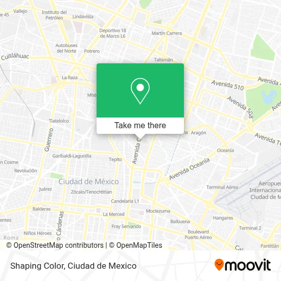 Shaping Color map