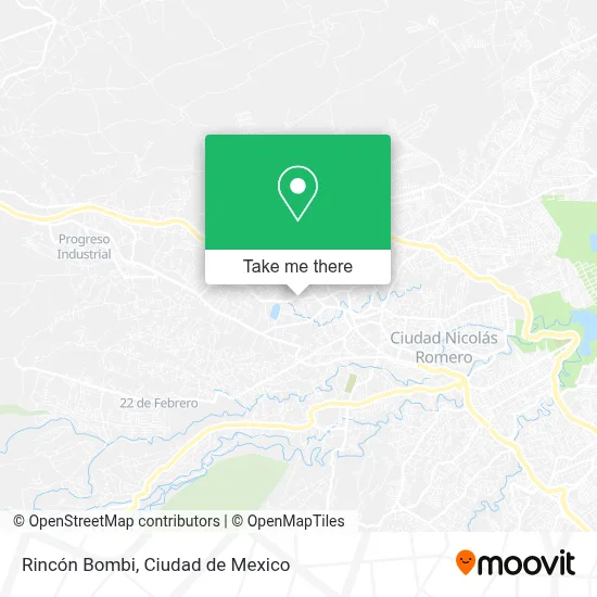 Rincón Bombi map