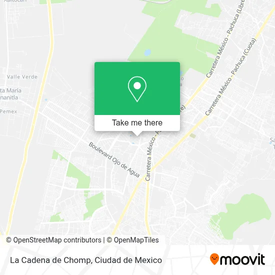 La Cadena de Chomp map