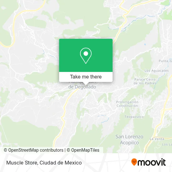 Muscle Store map
