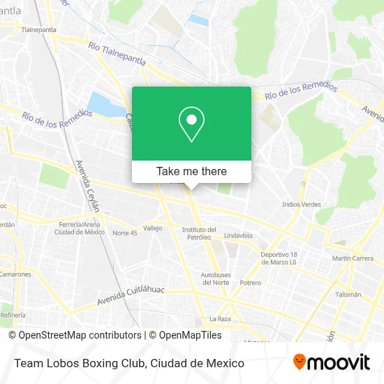 Team Lobos Boxing Club map