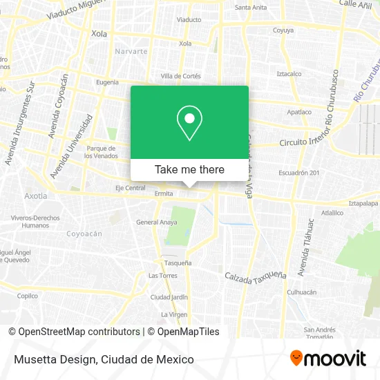 Musetta Design map