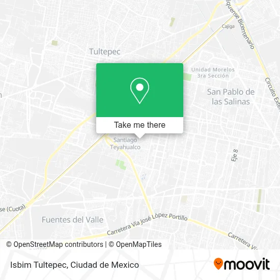 Isbim Tultepec map