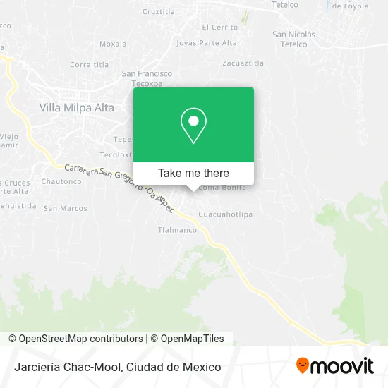 Jarciería Chac-Mool map