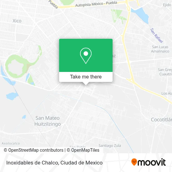 Inoxidables de Chalco map